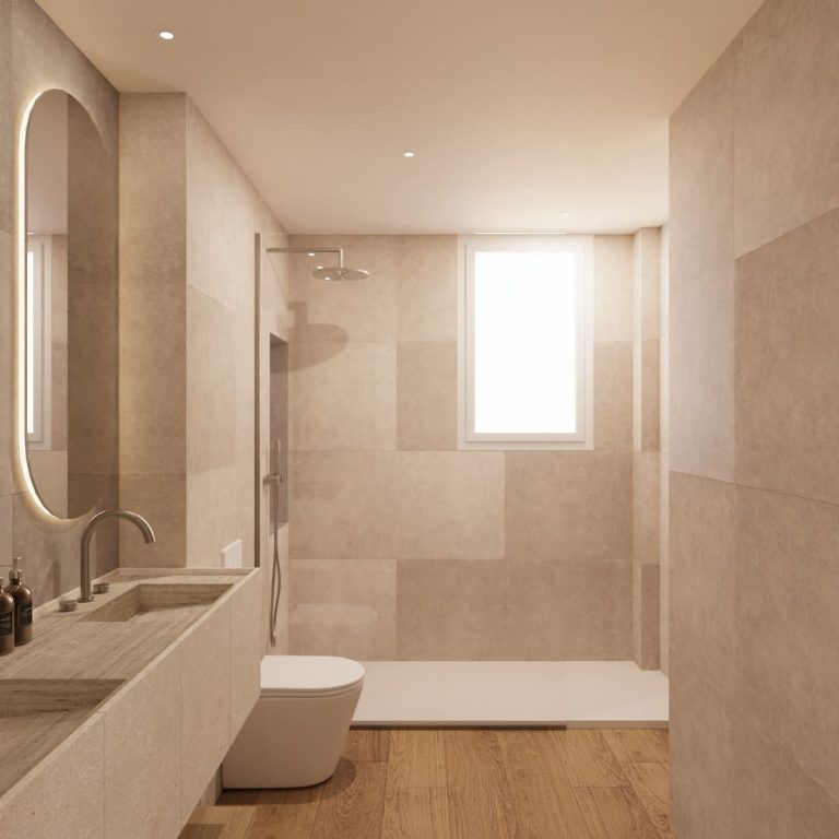 reforma de cuarto baño completo en Valencia 10 m2