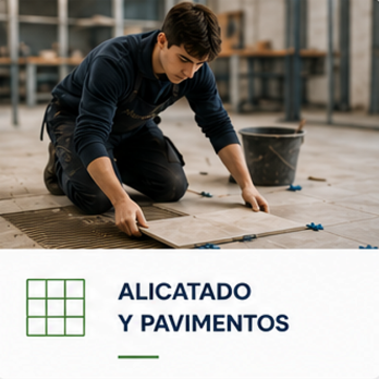 Alicatado y pavimentos