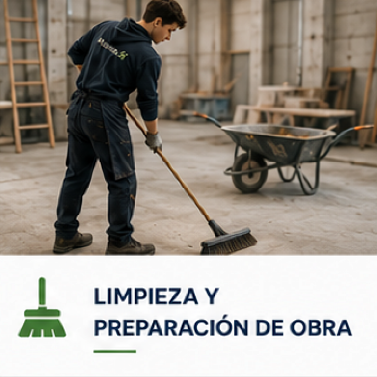Limpieza y preparación de obra